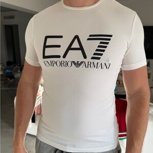 Emporio Armani Men's White T-Shirt